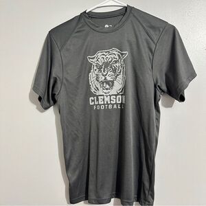 Clemson football boys gray dri fit T-shirt size youth L